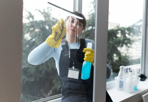 Nettoyage de vitres intérieures et extérieures au Vigean